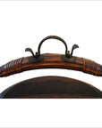 Antique Chinese Basket – Domed Lid, Twisted Wicker Handle-3. Asian & Chinese Furniture, Art, Antiques, Vintage Home Décor for sale at FEA Home