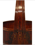 Antique Chinese Basket – Domed Lid, Twisted Wicker Handle-8. Asian & Chinese Furniture, Art, Antiques, Vintage Home Décor for sale at FEA Home
