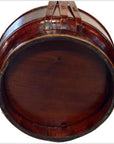 Antique Chinese Basket – Domed Lid, Twisted Wicker Handle-9. Asian & Chinese Furniture, Art, Antiques, Vintage Home Décor for sale at FEA Home
