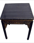 Antique Chinese Black Lacquer Carved Altar Table-2. Asian & Chinese Furniture, Art, Antiques, Vintage Home Décor for sale at FEA Home