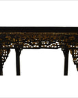 Antique Chinese Black Lacquer Carved Altar Table-7. Asian & Chinese Furniture, Art, Antiques, Vintage Home Décor for sale at FEA Home