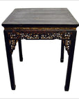 Antique Chinese Black Lacquer Carved Altar Table-8. Asian & Chinese Furniture, Art, Antiques, Vintage Home Décor for sale at FEA Home