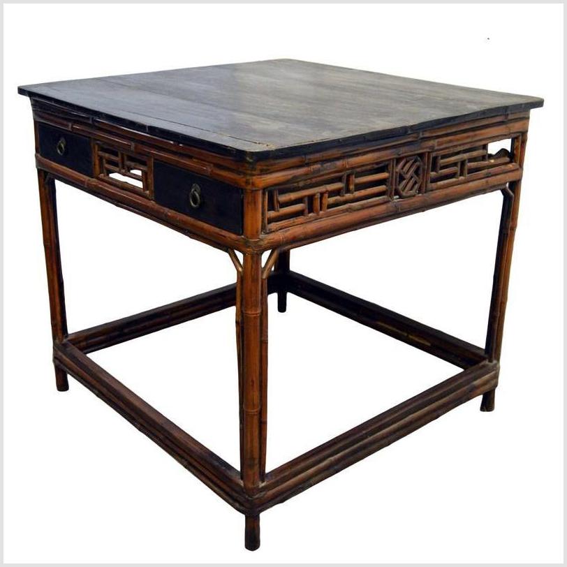Antique Black Lacquer Chinese Table-4. Asian & Chinese Furniture, Art, Antiques, Vintage Home Décor for sale at FEA Home
