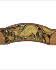Antique Chinese Carving – Arched Panel, Gilded Qilin Relief-1. Asian & Chinese Furniture, Art, Antiques, Vintage Home Décor for sale at FEA Home