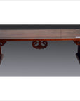 Antique Chinese Altar Table – Scrolled Cloud Apron, Elmwood Finish-1. Asian & Chinese Furniture, Art, Antiques, Vintage Home Décor for sale at FEA Home