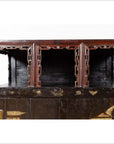 Antique Chinese Display Cabinet with Hand Painted Chinoiserie and Open Shelf-13. Asian & Chinese Furniture, Art, Antiques, Vintage Home Décor for sale at FEA Home