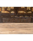 Antique Chinese Display Cabinet with Hand Painted Chinoiserie and Open Shelf-14. Asian & Chinese Furniture, Art, Antiques, Vintage Home Décor for sale at FEA Home