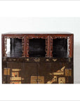 Antique Chinese Display Cabinet with Hand Painted Chinoiserie and Open Shelf-6. Asian & Chinese Furniture, Art, Antiques, Vintage Home Décor for sale at FEA Home