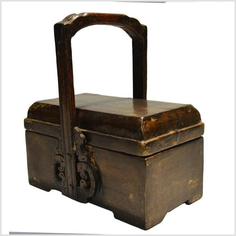 Antique Chinese Dowry Wooden Box-4. Asian & Chinese Furniture, Art, Antiques, Vintage Home Décor for sale at FEA Home