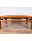 Antique Chinese Elm Coffee Table with Square Legs and Rattan Inset Top-11. Asian & Chinese Furniture, Art, Antiques, Vintage Home Décor for sale at FEA Home
