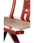 Antique Chinese Folding Chair – Carved Back Panel, Red Lacquer-4. Asian & Chinese Furniture, Art, Antiques, Vintage Home Décor for sale at FEA Home