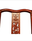 Antique Chinese Folding Chair – Rattan Seat, Openwork Splats-6. Asian & Chinese Furniture, Art, Antiques, Vintage Home Décor for sale at FEA Home