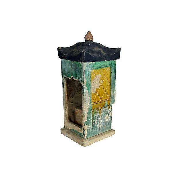 Antique Chinese Glazed Terracotta Shrine-12. Asian & Chinese Furniture, Art, Antiques, Vintage Home Décor for sale at FEA Home