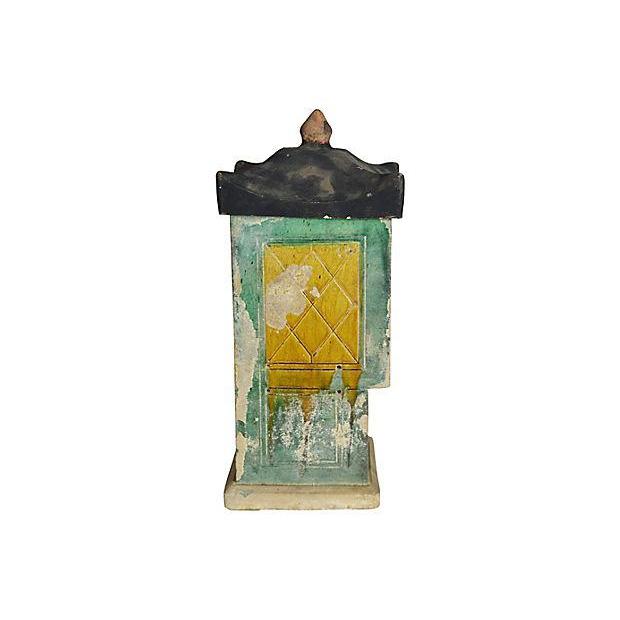 Antique Chinese Glazed Terracotta Shrine-5. Asian & Chinese Furniture, Art, Antiques, Vintage Home Décor for sale at FEA Home