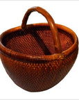 Antique Chinese Grain Basket-1. Asian & Chinese Furniture, Art, Antiques, Vintage Home Décor for sale at FEA Home