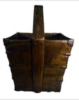 Antique Handmade Grain Basket-4. Asian & Chinese Furniture, Art, Antiques, Vintage Home Décor for sale at FEA Home