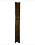 Antique Chinese Bamboo Column – Vertical Inscription, Polished Grain-6. Asian & Chinese Furniture, Art, Antiques, Vintage Home Décor for sale at FEA Home