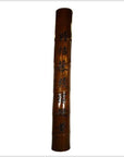 Antique Chinese Bamboo Column – Vertical Inscription, Polished Grain-1. Asian & Chinese Furniture, Art, Antiques, Vintage Home Décor for sale at FEA Home