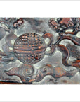 Antique Chinese Hand Carved Lacquered Rosewood Wall Plaque-4. Asian & Chinese Furniture, Art, Antiques, Vintage Home Décor for sale at FEA Home
