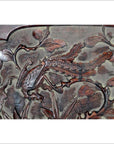 Antique Chinese Hand-Carved Rosewood Lacquered Wooden Wall Plaque-2. Asian & Chinese Furniture, Art, Antiques, Vintage Home Décor for sale at FEA Home