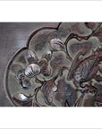 Antique Chinese Hand-Carved Rosewood Lacquered Wooden Wall Plaque-3. Asian & Chinese Furniture, Art, Antiques, Vintage Home Décor for sale at FEA Home