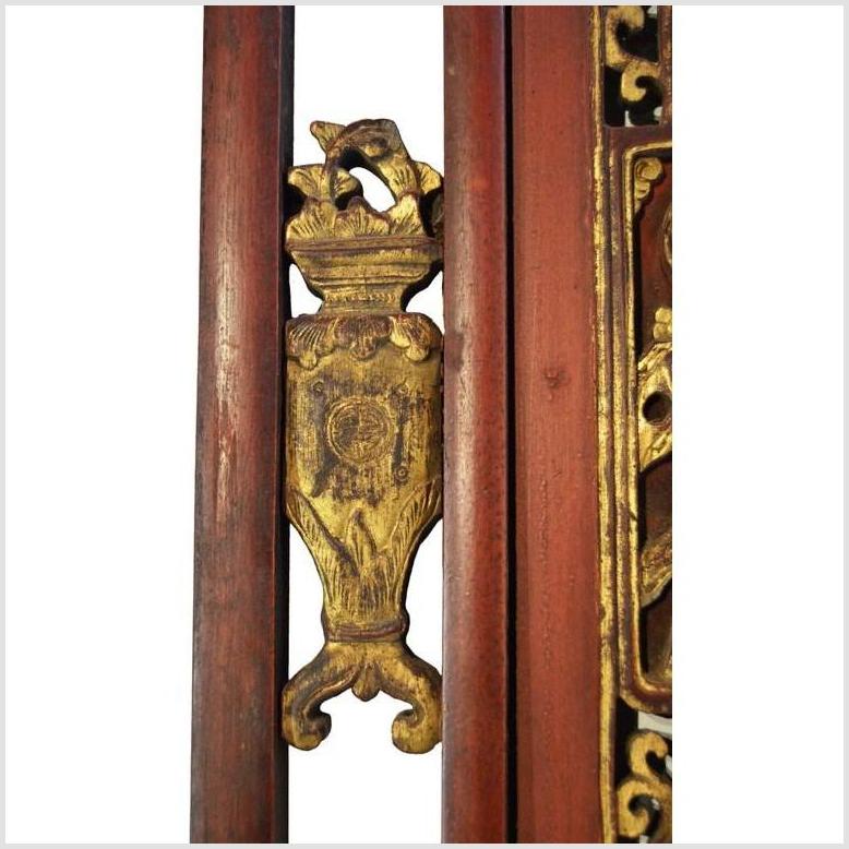 Antique Chinese Architectural Panel – Multi-Figure Scene, Gilt Scrolls-3. Asian & Chinese Furniture, Art, Antiques, Vintage Home Décor for sale at FEA Home
