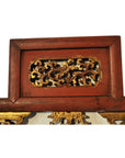 Antique Chinese Architectural Panel – Multi-Figure Scene, Gilt Scrolls-8. Asian & Chinese Furniture, Art, Antiques, Vintage Home Décor for sale at FEA Home