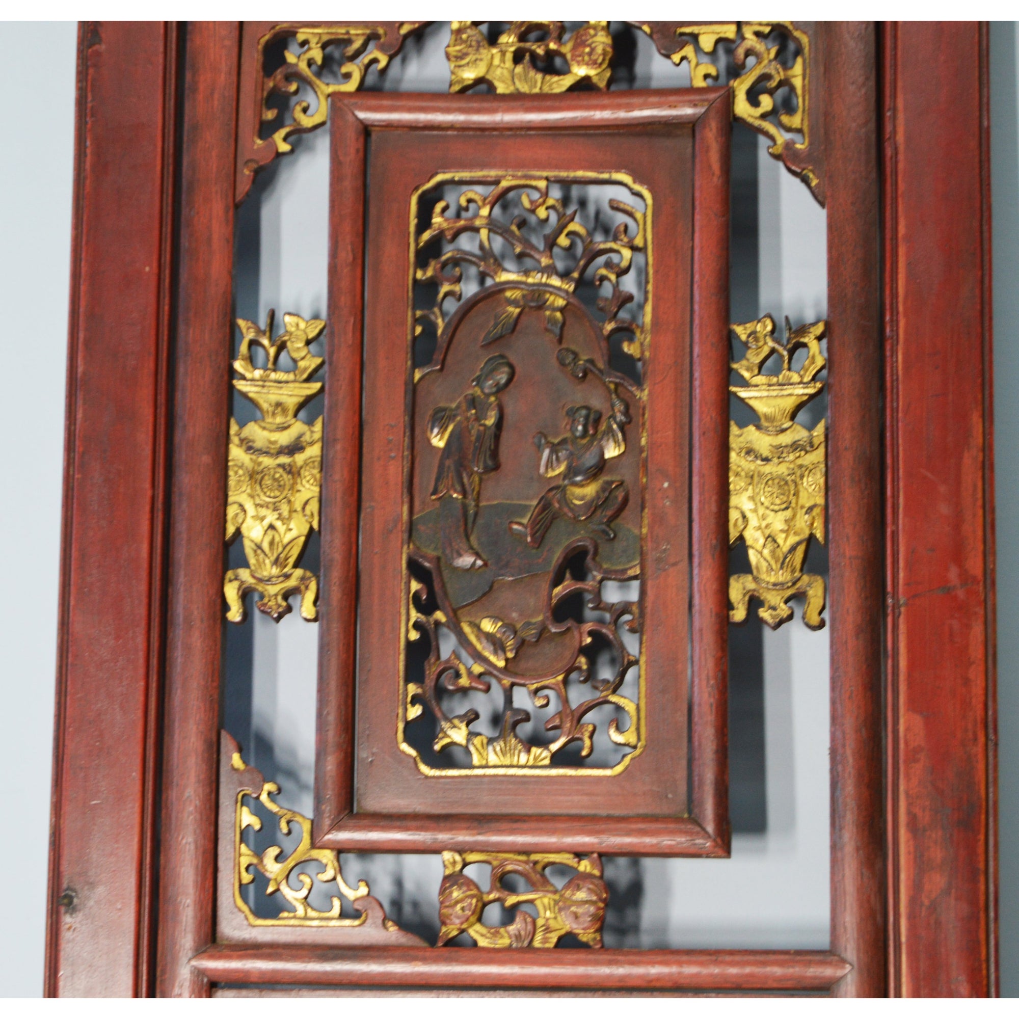 Antique Chinese Hand Carved Wall Decor-2. Asian & Chinese Furniture, Art, Antiques, Vintage Home Décor for sale at FEA Home