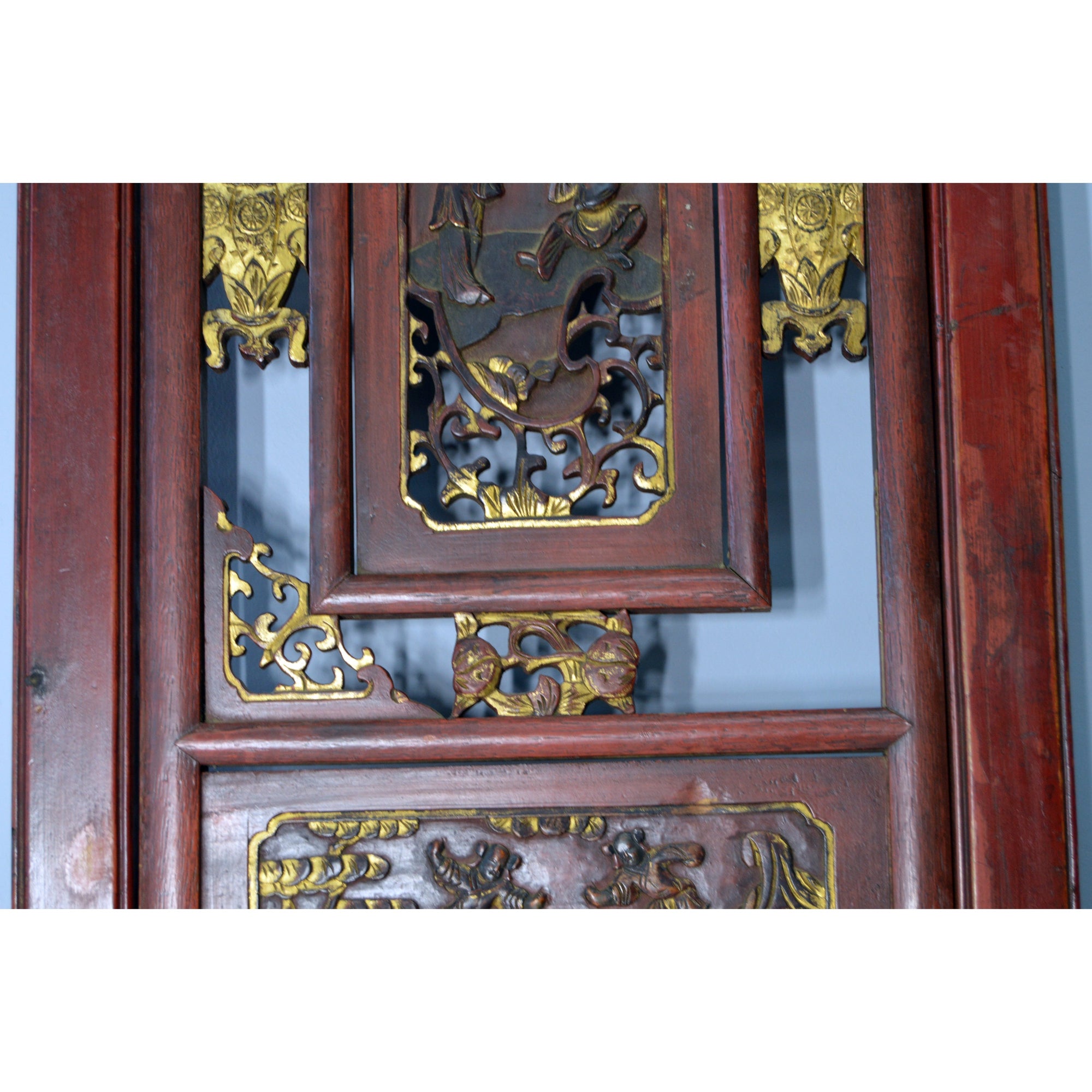 Antique Chinese Hand Carved Wall Decor-4. Asian & Chinese Furniture, Art, Antiques, Vintage Home Décor for sale at FEA Home