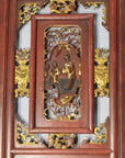 Pair of Antique Chinese Hand Carved Wall Panels-2. Asian & Chinese Furniture, Art, Antiques, Vintage Home Décor for sale at FEA Home