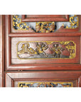 Pair of Antique Chinese Hand Carved Wall Panels-4. Asian & Chinese Furniture, Art, Antiques, Vintage Home Décor for sale at FEA Home