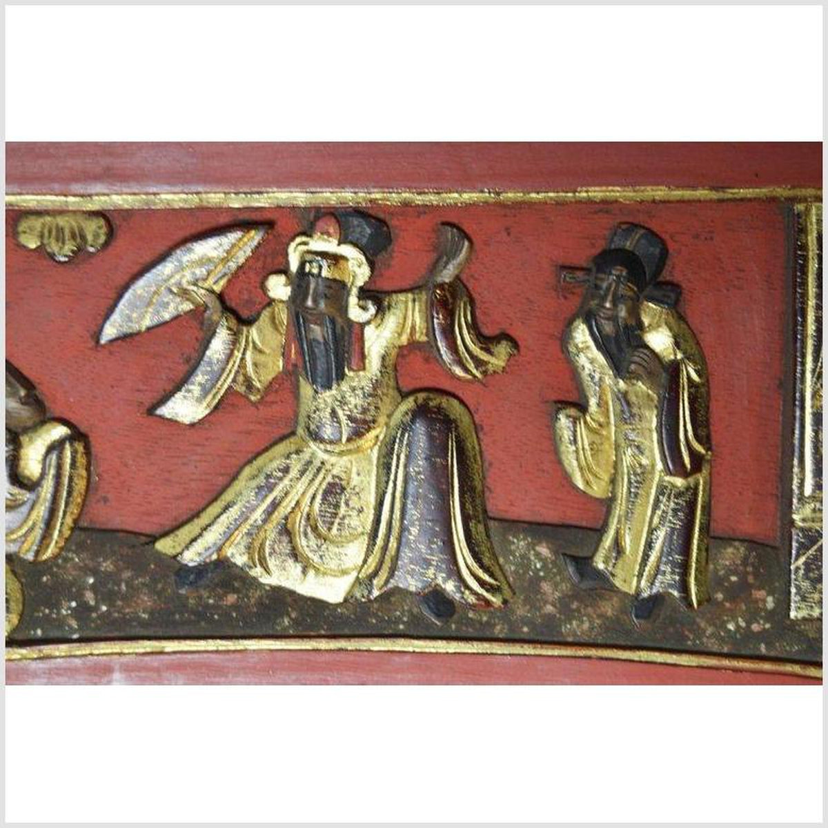 Antique Chinese Hand-Carved Wooden Sign-8. Asian & Chinese Furniture, Art, Antiques, Vintage Home Décor for sale at FEA Home