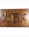 Antique Chinese Lacquer Box – Central Latch, Stylized Birdwork-5. Asian & Chinese Furniture, Art, Antiques, Vintage Home Décor for sale at FEA Home