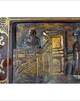 Antique Chinese Lacquer Box – Central Latch, Stylized Birdwork-7. Asian & Chinese Furniture, Art, Antiques, Vintage Home Décor for sale at FEA Home