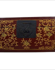 Antique Chinese Lacquer Box – Central Latch, Stylized Birdwork-1. Asian & Chinese Furniture, Art, Antiques, Vintage Home Décor for sale at FEA Home