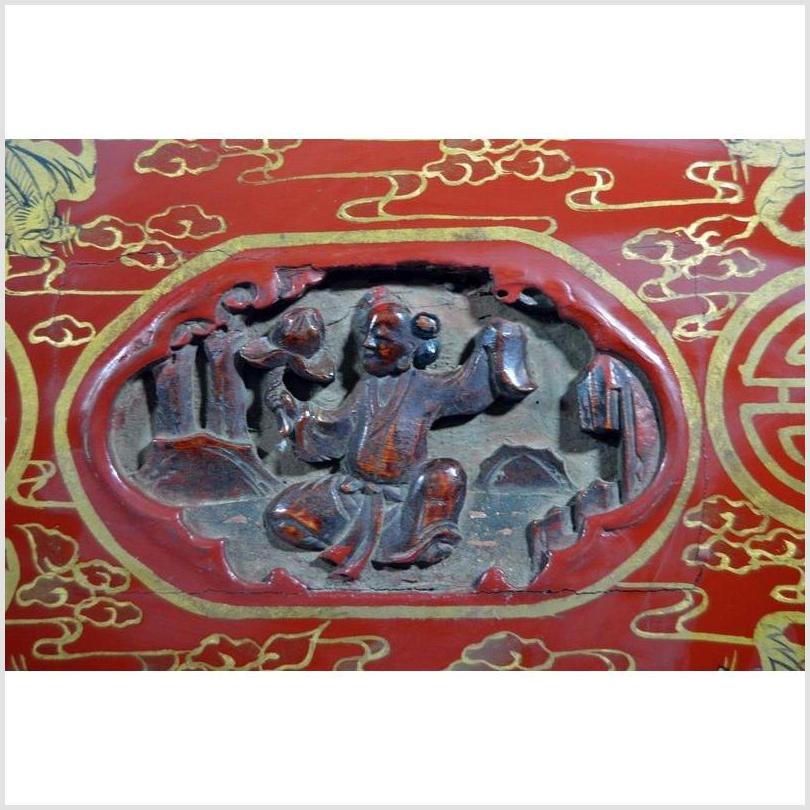 Antique Chinese Lacquer Box – Phoenix Motif, Gilt Vines-6. Asian & Chinese Furniture, Art, Antiques, Vintage Home Décor for sale at FEA Home