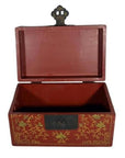Antique Chinese Lacquer Box – Phoenix Motif, Gilt Vines-8. Asian & Chinese Furniture, Art, Antiques, Vintage Home Décor for sale at FEA Home
