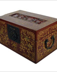 Antique Chinese Lacquer Box – Dancing Figures, Scenic Lid-4. Asian & Chinese Furniture, Art, Antiques, Vintage Home Décor for sale at FEA Home
