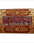 Antique Chinese Lacquer Box – Dancing Figures, Scenic Lid-5. Asian & Chinese Furniture, Art, Antiques, Vintage Home Décor for sale at FEA Home