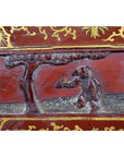Antique Chinese Lacquer Box – Dancing Figures, Scenic Lid-7. Asian & Chinese Furniture, Art, Antiques, Vintage Home Décor for sale at FEA Home