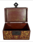 Antique Chinese Lacquer Box – Dancing Figures, Scenic Lid-8. Asian & Chinese Furniture, Art, Antiques, Vintage Home Décor for sale at FEA Home