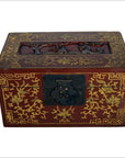 Antique Chinese Lacquer Box – Dancing Figures, Scenic Lid-1. Asian & Chinese Furniture, Art, Antiques, Vintage Home Décor for sale at FEA Home