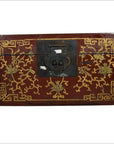Antique Chinese Lacquer Box – Raised Top Scene, Red & Gold Finish-2. Asian & Chinese Furniture, Art, Antiques, Vintage Home Décor for sale at FEA Home