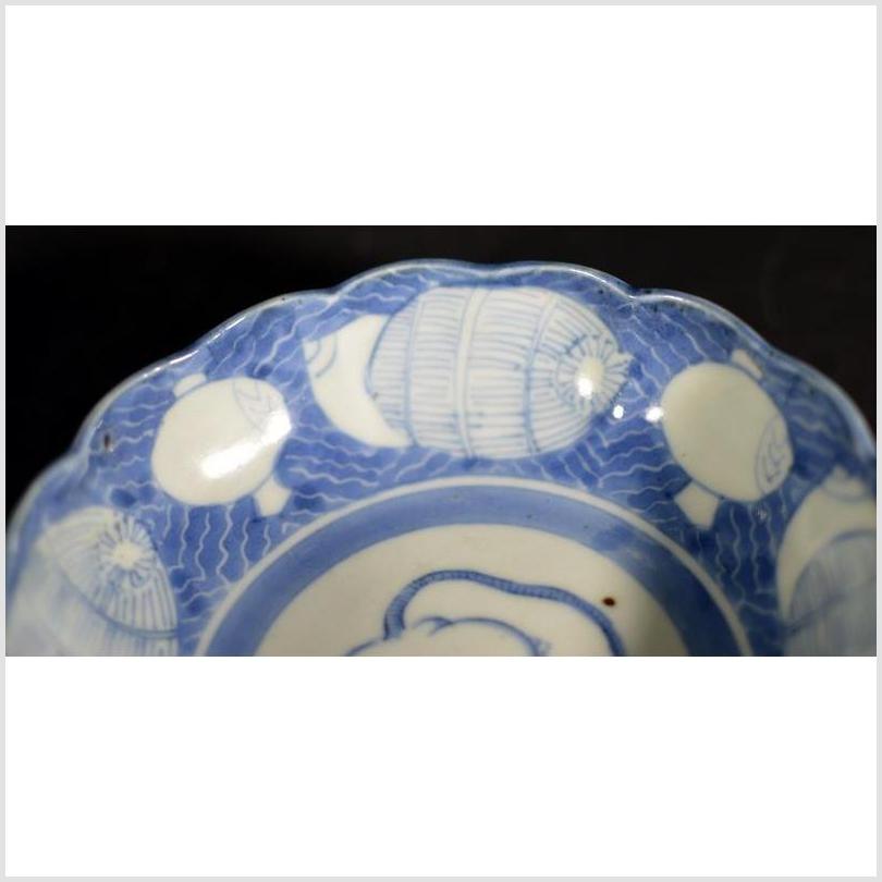 Antique Scalloped Dish – Crouching Mouse, Barrel Cartouche-4. Asian & Chinese Furniture, Art, Antiques, Vintage Home Décor for sale at FEA Home