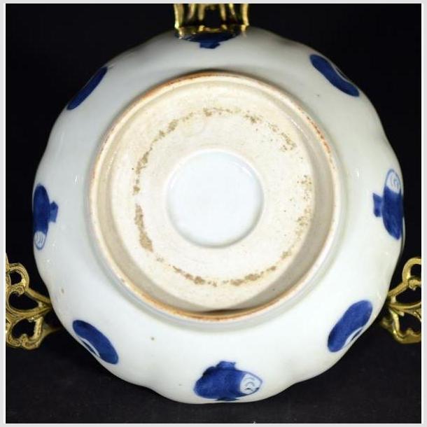 Antique Scalloped Dish – Crouching Mouse, Barrel Cartouche-5. Asian & Chinese Furniture, Art, Antiques, Vintage Home Décor for sale at FEA Home