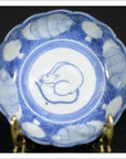 Antique Scalloped Dish – Crouching Mouse, Barrel Cartouche-1. Asian & Chinese Furniture, Art, Antiques, Vintage Home Décor for sale at FEA Home