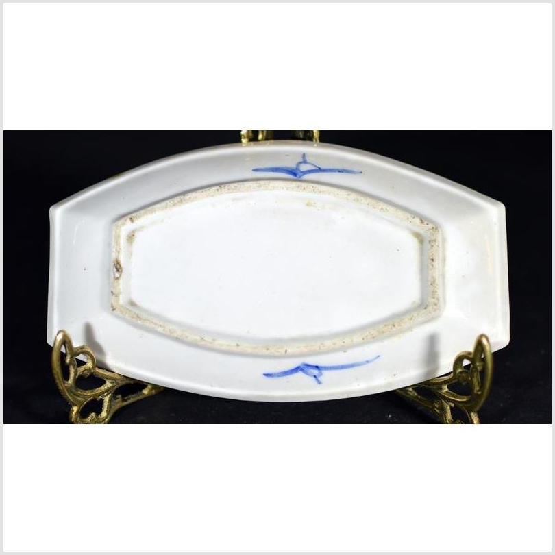 Antique Boat-Shaped Dish – Misty Landscape, Two Flying Birds-4. Asian & Chinese Furniture, Art, Antiques, Vintage Home Décor for sale at FEA Home