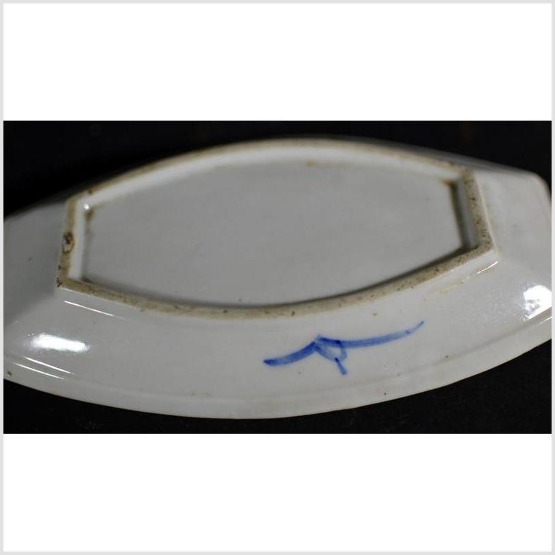 Antique Boat-Shaped Dish – Misty Landscape, Two Flying Birds-5. Asian & Chinese Furniture, Art, Antiques, Vintage Home Décor for sale at FEA Home