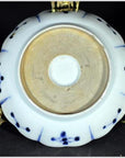 Antique Fluted Porcelain Plate – Wind-Swept Pine, Fine Detail-4. Asian & Chinese Furniture, Art, Antiques, Vintage Home Décor for sale at FEA Home