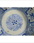 Antique Chinese Porcelain Bowl – Butterfly Cartouches, Petal Rim-2. Asian & Chinese Furniture, Art, Antiques, Vintage Home Décor for sale at FEA Home